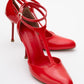 Jon - Red Patent Stiletto Heel Shoe (Women)