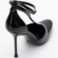 Jon - Black Patent Stiletto Heel Shoe (Women)