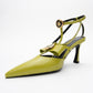 Peal - Green Patent Heeled Shoe (Women)