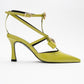 Peal - Green Patent Heeled Shoe (Women)