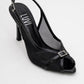 Elyse - Black High-Heel Evening Shoe (Women)
