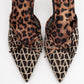 Peony - Black And Yellow Mesh Bow Pointed Toe Pump (Women)