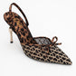 Peony - Black And Yellow Mesh Bow Pointed Toe Pump (Women)