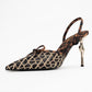 Peony - Black And Yellow Mesh Bow Pointed Toe Pump (Women)
