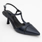Abelia - Navy Stiletto Pump (Women)