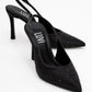 Roya - Black Jeweled Pointed Toe Stiletto (Women)