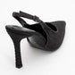 Roya - Black Jeweled Pointed Toe Stiletto (Women)
