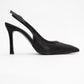 Roya - Black Jeweled Pointed Toe Stiletto (Women)