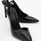 Twine - Black Patent Heeled Shoe (Women)