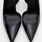 Twine - Black Patent Heeled Shoe (Women)