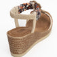 Sogno - Beige Rhinestone Espadrille Sandal (Women)