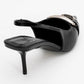 Lustre - Black Patent Buckle Pointed Toe Heeled Shoe (Women)