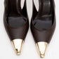 Flare - Brown Gold Detail Heeled Shoe (Women)
