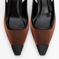 Alive - Copper Satin Matte Toe Detail Heeled Shoe (Women)