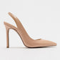 Twine - Beige Patent Heeled Shoe (Women)