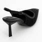 Alive - Black Satin Matte Toe Detail Heeled Shoe (Women)