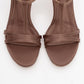 Credo - Brown Satin High Heel Shoe (Women)