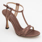 Credo - Brown Satin High Heel Shoe (Women)