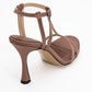 Credo - Brown Satin High Heel Shoe (Women)