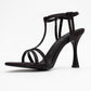 Credo - Black Satin High Heel Shoe (Women)