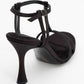 Credo - Black Satin High Heel Shoe (Women)