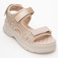 4740 - Beige Rose Strappy Sandal (Women)