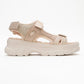 4740 - Beige Rose Strappy Sandal (Women)