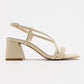 Daisy - Beige Heeled Shoe (Women)