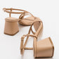 Daisy - Taupe Heeled Shoe (Women)