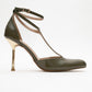 Jon - Khaki Patent Stiletto Pump (Women)