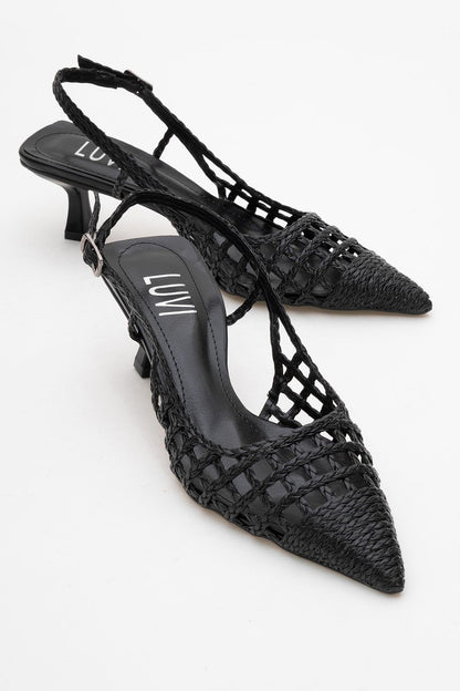 Heaven Slingback Black