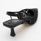 Heaven - Black Knitted Open-Back Slingback Low Heel Shoe (Women)