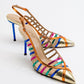 Gesto Gold Multi Stiletto Heel (Women)