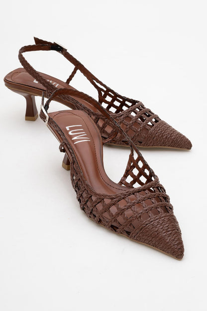 Heaven Slingback Dark Cognac