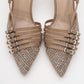 Zenith - Dark Beige Slingback Pointed Toe Heel (Women)