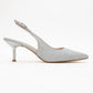Caisa - Silver Glitter Stiletto Pump (Women)