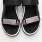 4740 - Black Platinum Strappy Sandal (Women)