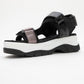 4740 - Black Platinum Strappy Sandal (Women)
