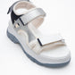 4740 - White-Navy Strap Sandal (Women)