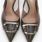 Lustre - Khaki Buckled Pointed Toe Stiletto Pump (Women)