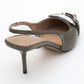 Lustre - Khaki Buckled Pointed Toe Stiletto Pump (Women)