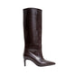 Cassandra Brown Pattern High‑Heel Boot (Women)