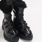 Rosie Black Fur-Lined Winter Boot (Women)