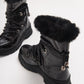 Rosie Black Fur-Lined Winter Boot (Women)