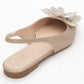 Oriol - Gold Pointed Toe Open-Back Ballet Flat (Women)