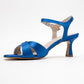 Melin - Sapphire Satin Cross-Strap Stiletto Pump (Women)