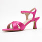 Melin - Fuchsia Satin Cross-Strap Stiletto Pump (Women)