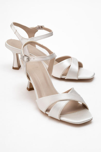 Melin Pearl Cross-Strap Stiletto Heel