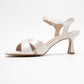 Melin - Pearl Satin Cross-Strap Stiletto Pump (Women)