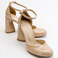 Oslo - Beige Heeled Shoe (Women)